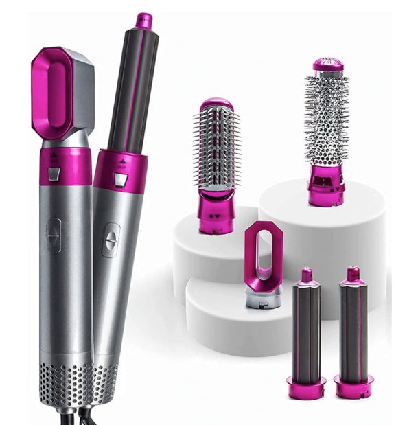 GlowStyler Pro™  5 en 1: Riza, alisa, seca y da volumen sin esfuerzo