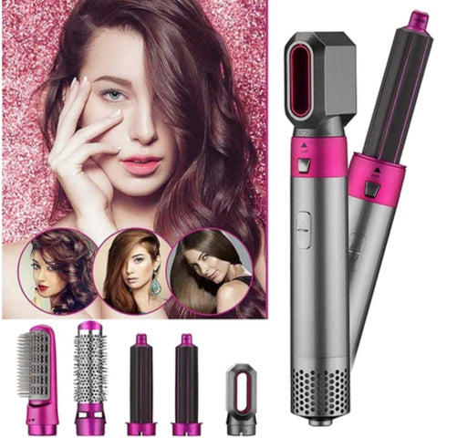 GlowStyler Pro™  5 en 1: Riza, alisa, seca y da volumen sin esfuerzo